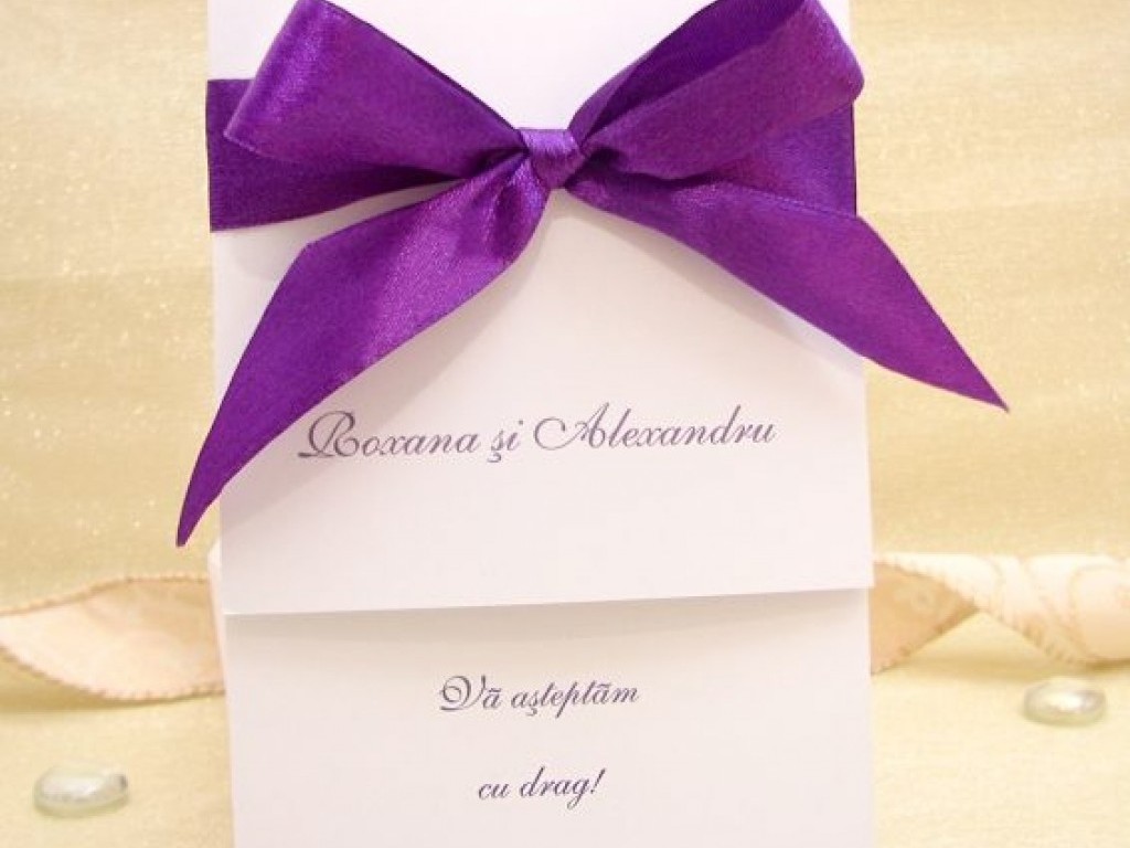 Invitatie Royal Purple