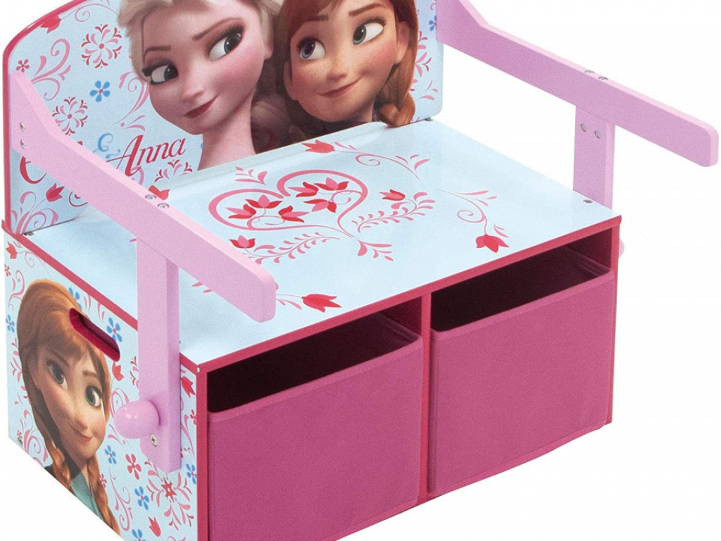 Mobilier 2 in 1 pentru depozitare jucarii Frozen