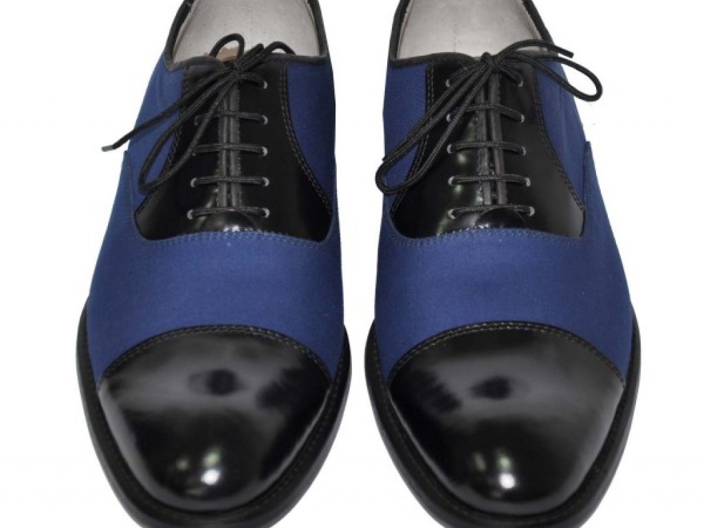 Rever wool & leather Ceremonial Blue