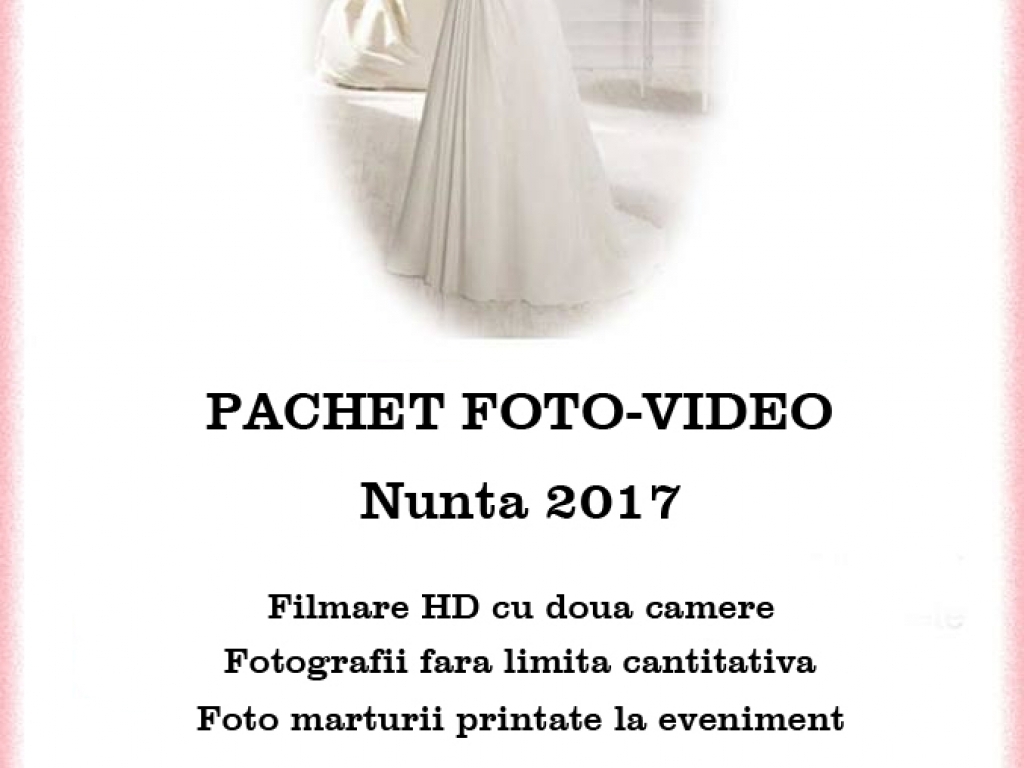 Pachet foto-video 2017