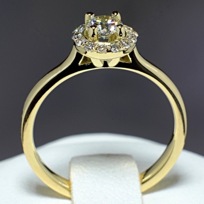 Inel de logodna din Aur cu Diamante 122060