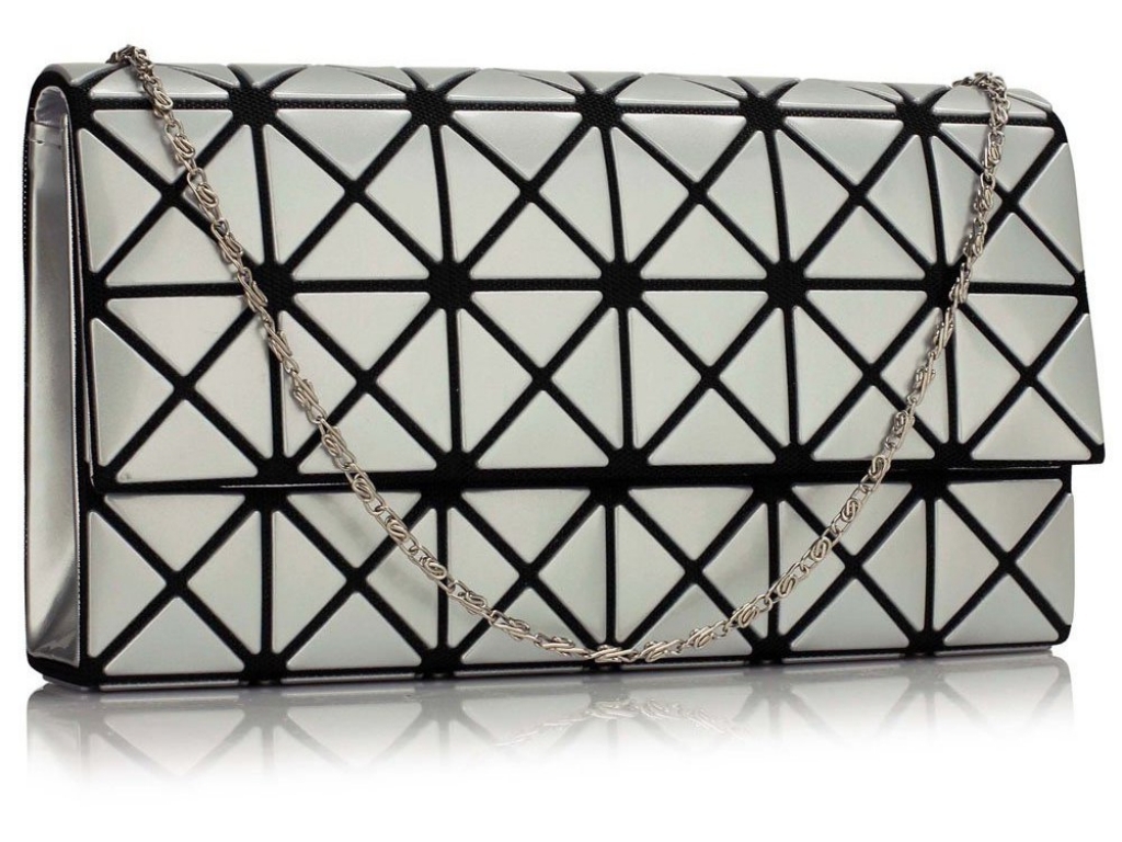 Clutch Argintiu Cleo BG316