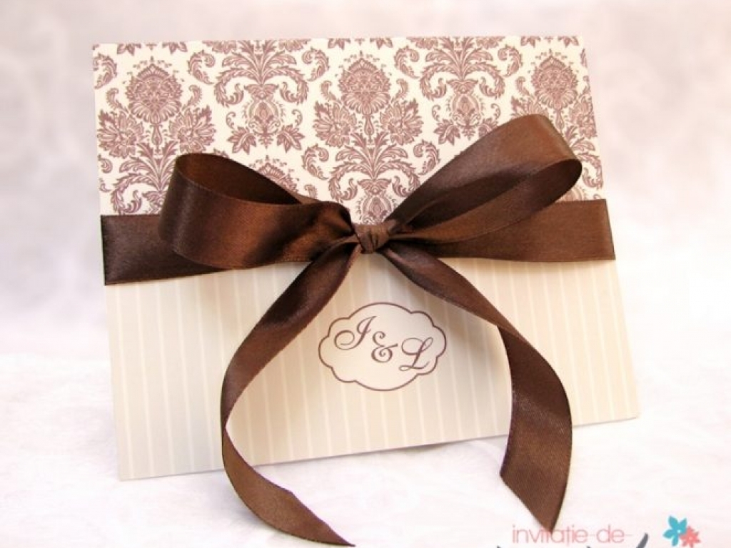 Invitatie Soft Damask