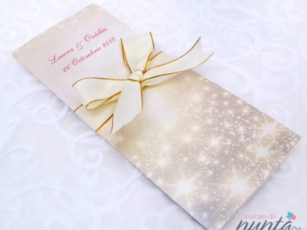 Invitatie de nunta Sparkles