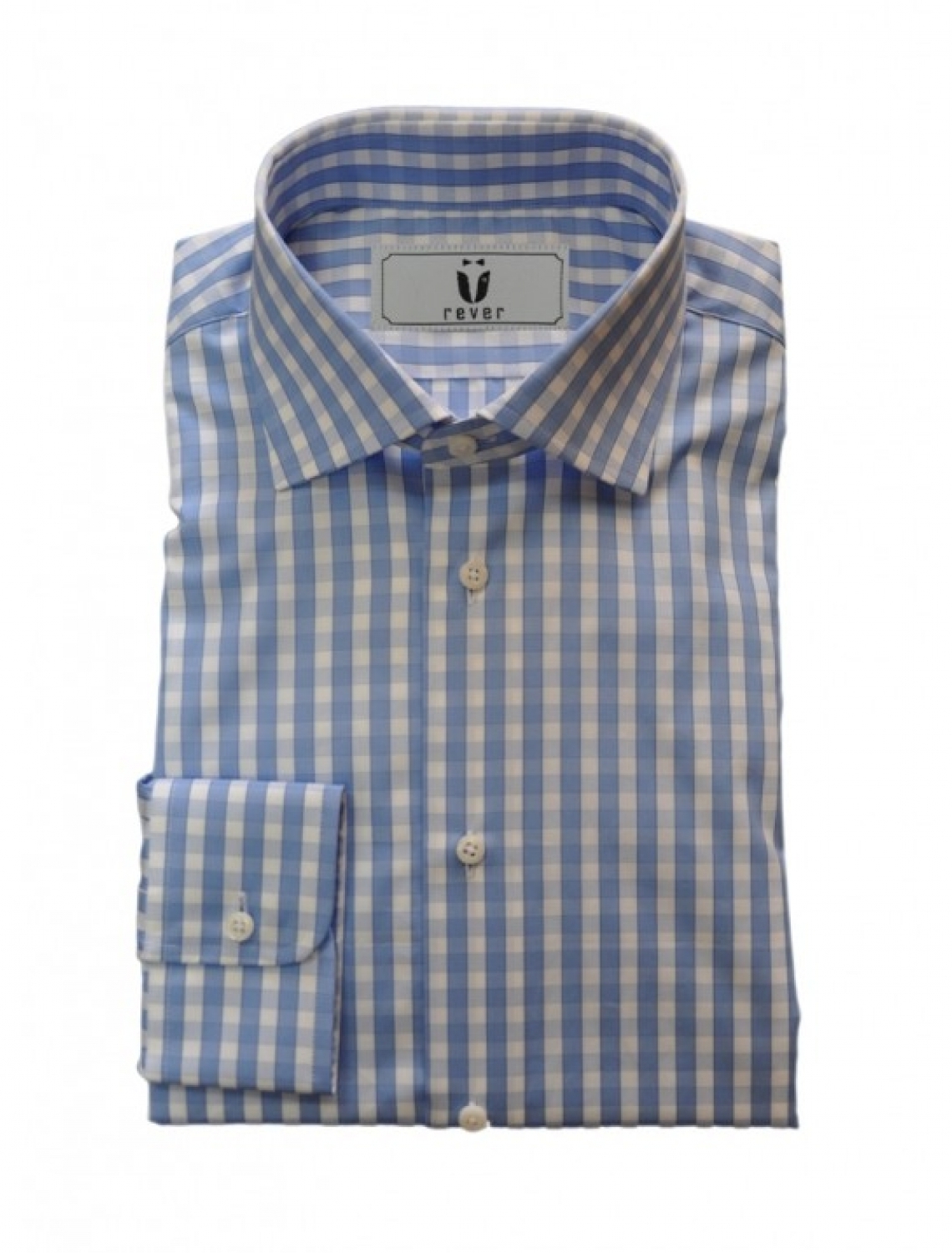 Rever camasa desen Gingham REVERSHIRT3