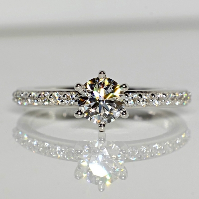Inel de logodna din Aur cu diamante 504DiDi