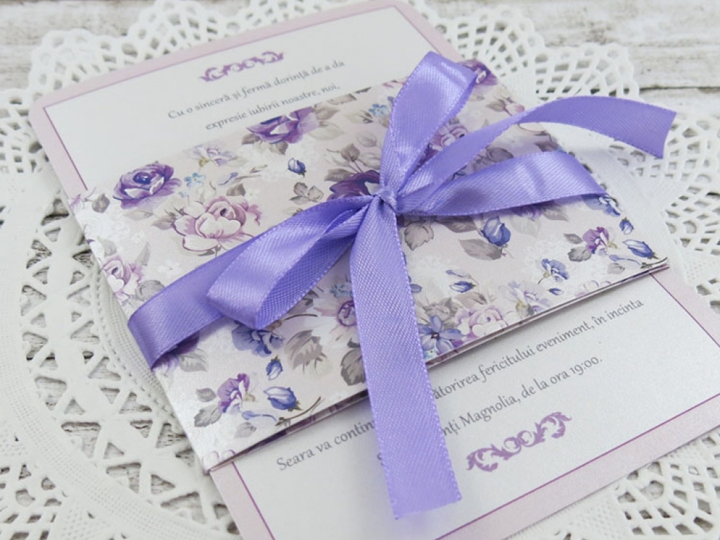 Invitatie de nunta Lea Pastel