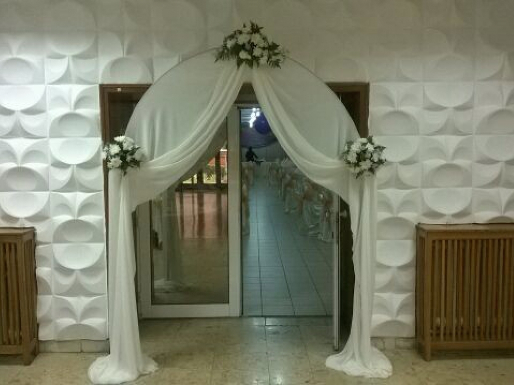 Arcada cu voal/tull/organza