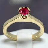 Inel din aur cu rubin 512RB
