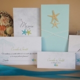 Invitatie beach wedding boarding pass