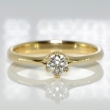 Inel de logodna din aur cu diamant i122118Di