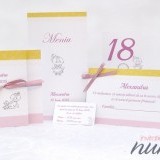 Invitatie de botez cu bebelusi Happy Girl