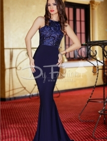 Rochie Dark Blue Sequin Mistery