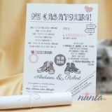 Invitatie de nunta Love Sketches