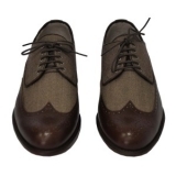 Rever Brogue wool & leather 2