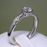 Inel de logodna din aur sau platina cu diamante 122333DIDI