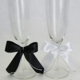 Set de pahare miri Silver Black and White