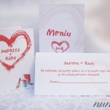 Invitatie de nunta Painted Heart