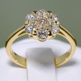 Inel de logodna din aur cu diamante 024DIDI