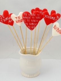 Acadele Inimioare cu mesaje Valentines Day