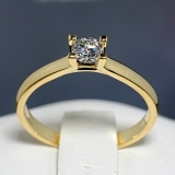 Inel de logodna din aur cu diamant 122005