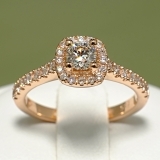 Inel de logodna din aur cu diamante 488DiDi