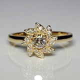 Inel din aur sau platina cu diamante 122109DIDI
