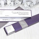 Invitatie de nunta Purple Box