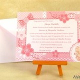 Invitatie de botez Pink Baby