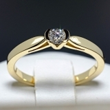 Inel de logodna din aur cu diamant 114