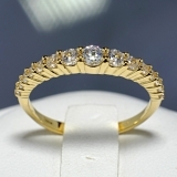 Inel aniversar din aur cu diamante 596DIDI
