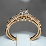 Inel de logodna din aur cu diamante 636DIDI